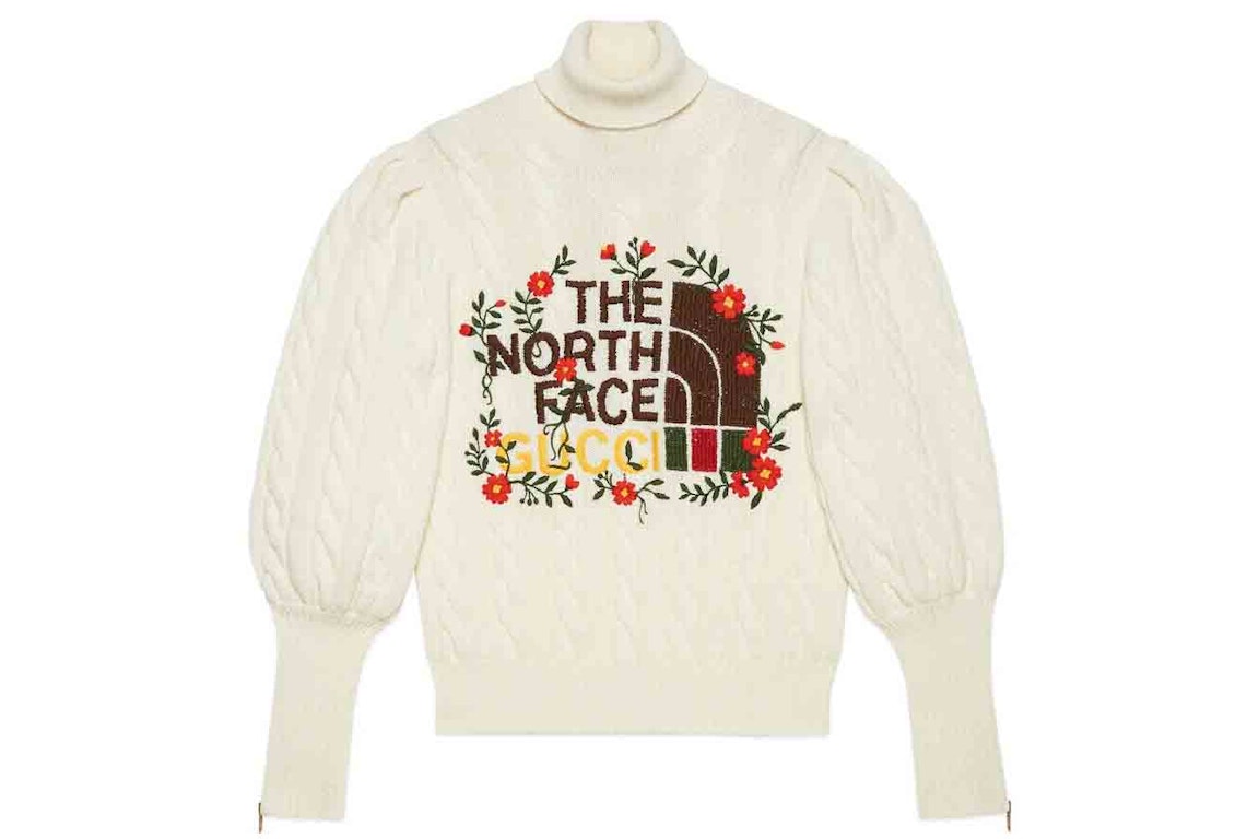 Pre-owned Gucci X The North Face Sweater Ivory