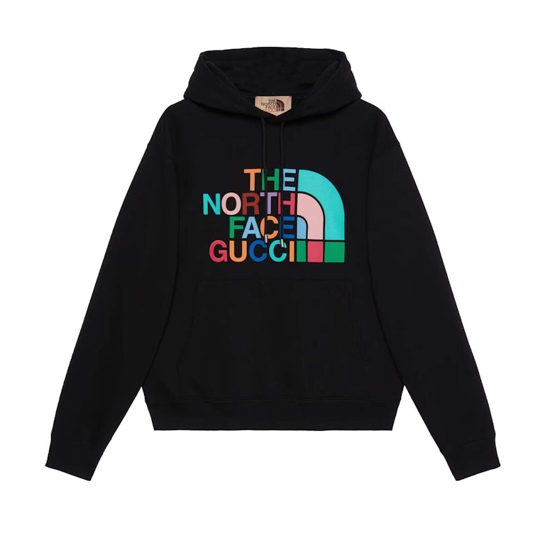 Pre-owned Gucci X The North Face Sweatshirt Black/multicolor