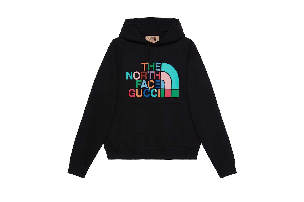 Pre-owned Gucci X The North Face Sweatshirt Black/multicolor