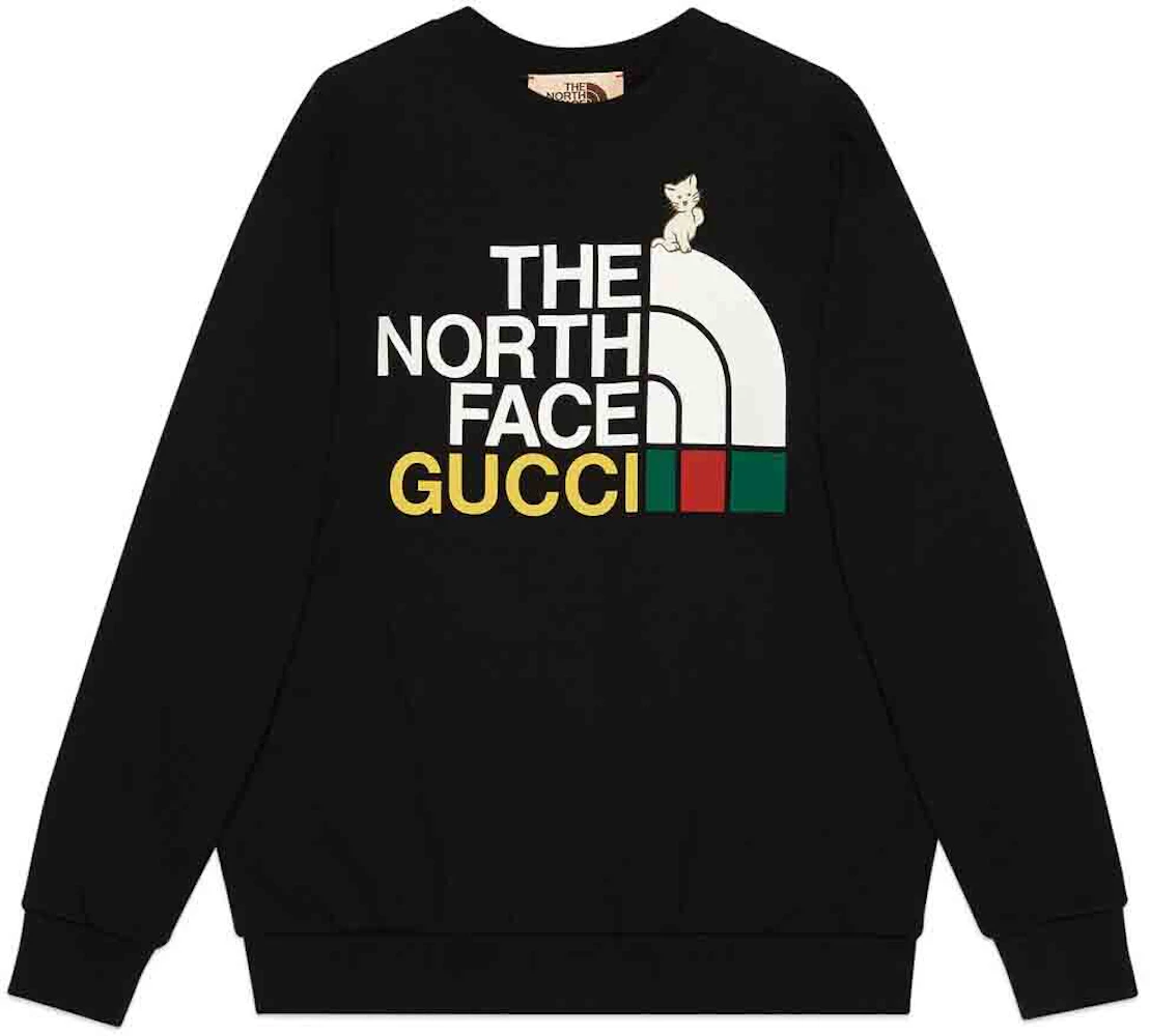 Gucci X The North Face Faux Fur Sweatshirt Brown for Women