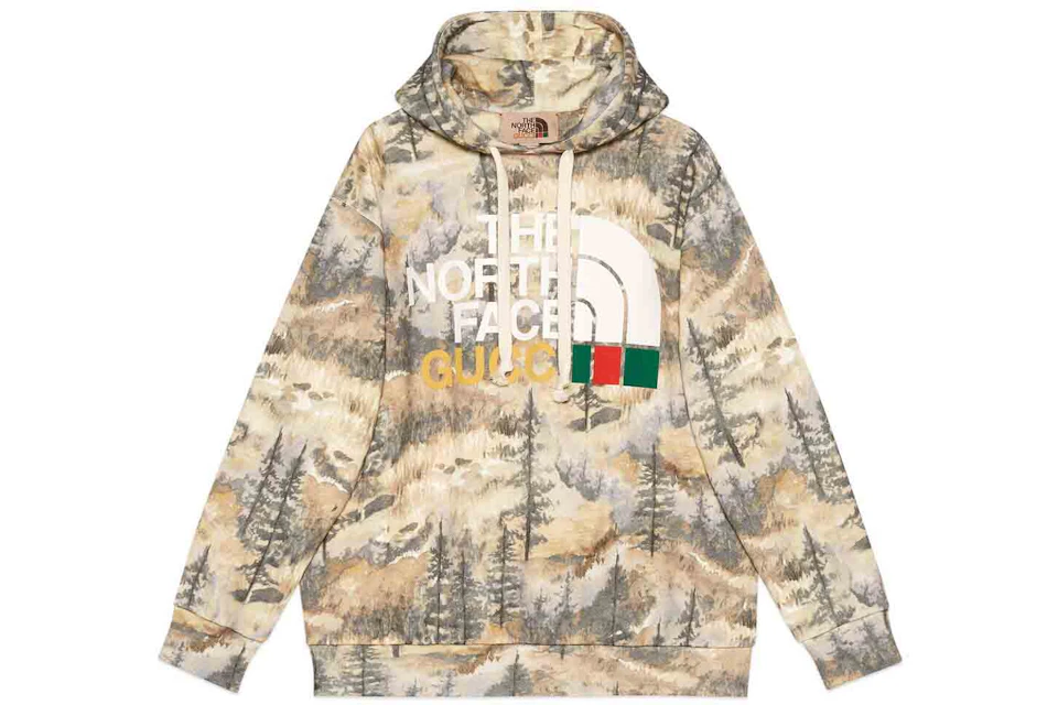 Gucci X The North Face Sweatshirt Forest Print Fw21 Gb Gucci X The North Face Sweatshirt Forest Print Fw21 Gb
