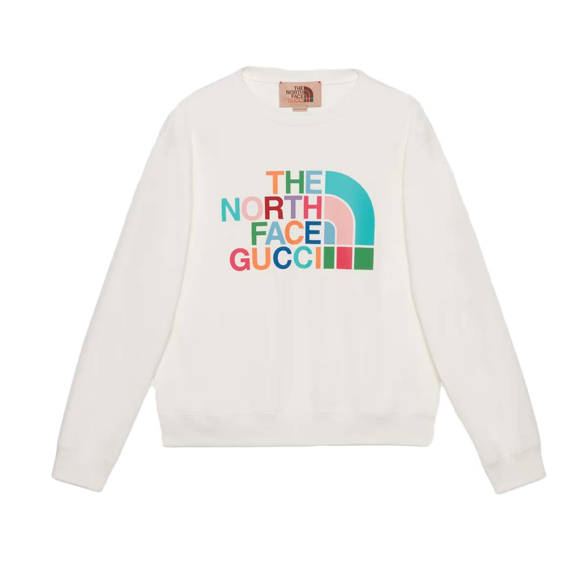 Gucci x The North Face Sweatshirt Ivory/Multicolor Men's - FW22 - US
