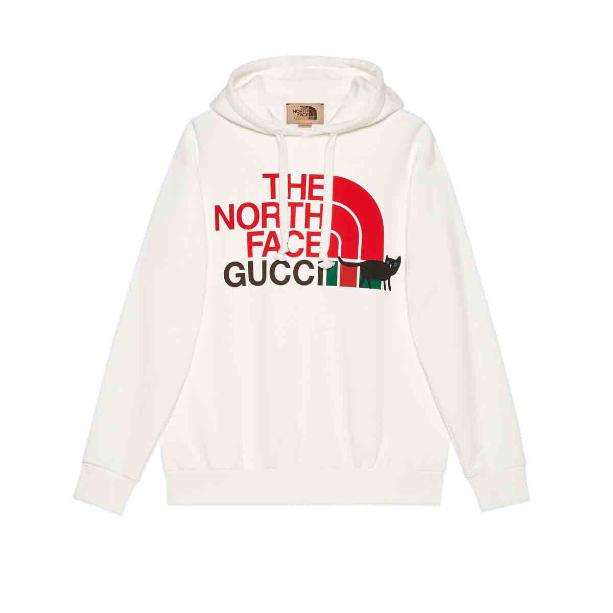 Gucci x The North Face Sweatshirt Black/Multicolor Men's - FW22 - US