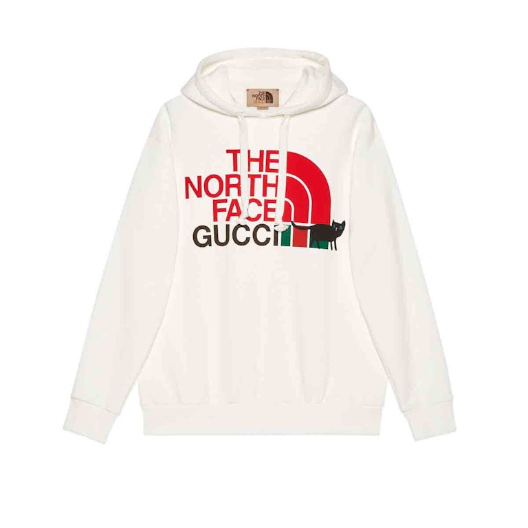 Pre-owned Gucci X The North Face Sweatshirt Off-white