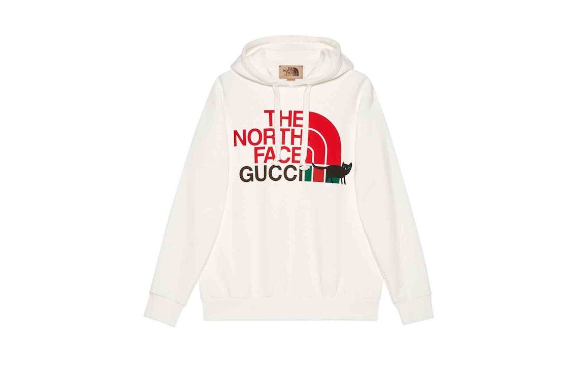 Pre-owned Gucci X The North Face Sweatshirt Off-white