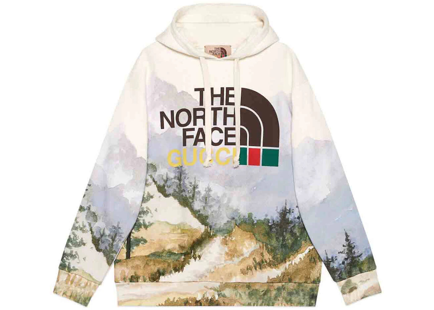Gucci x The North Face Felpa Stampa Trail Uomo FW21 IT