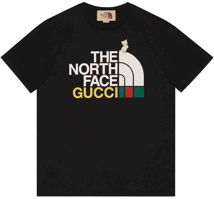 Gucci x The North Face T-shirt Black - FW21 Men's -