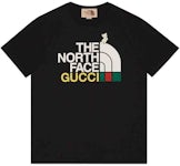 Gucci The North Face Technical Jersey Crop Top in Black