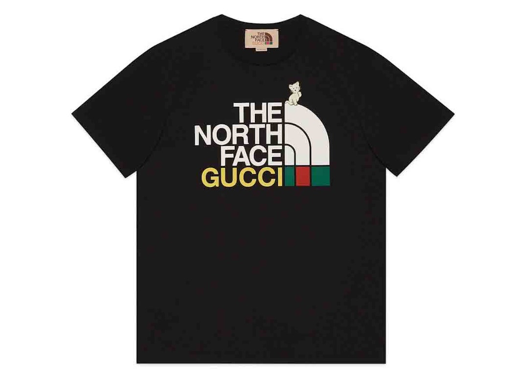 Pre-owned Gucci X The North Face T-shirt Black