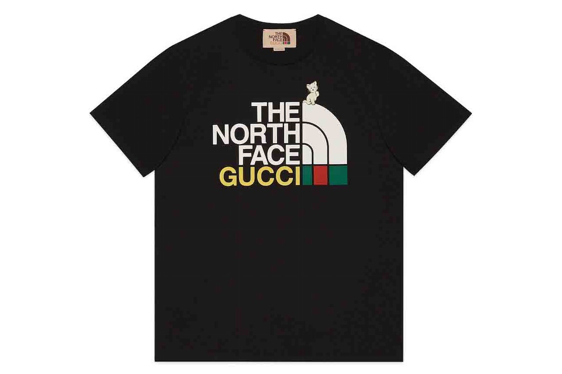 Pre-owned Gucci X The North Face T-shirt Black