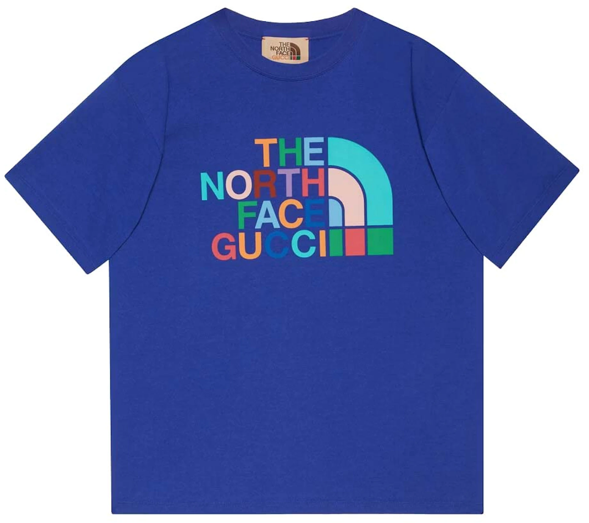Gucci x North Face T-shirt Blue/Multicolor - FW22 - US