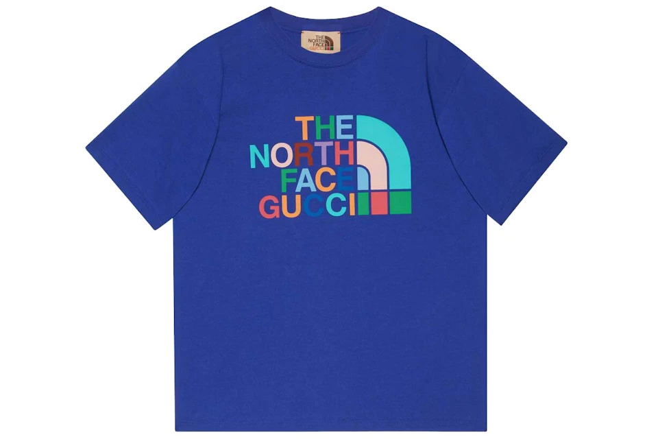 Gucci x The North Face T-shirt Blue/Multicolor