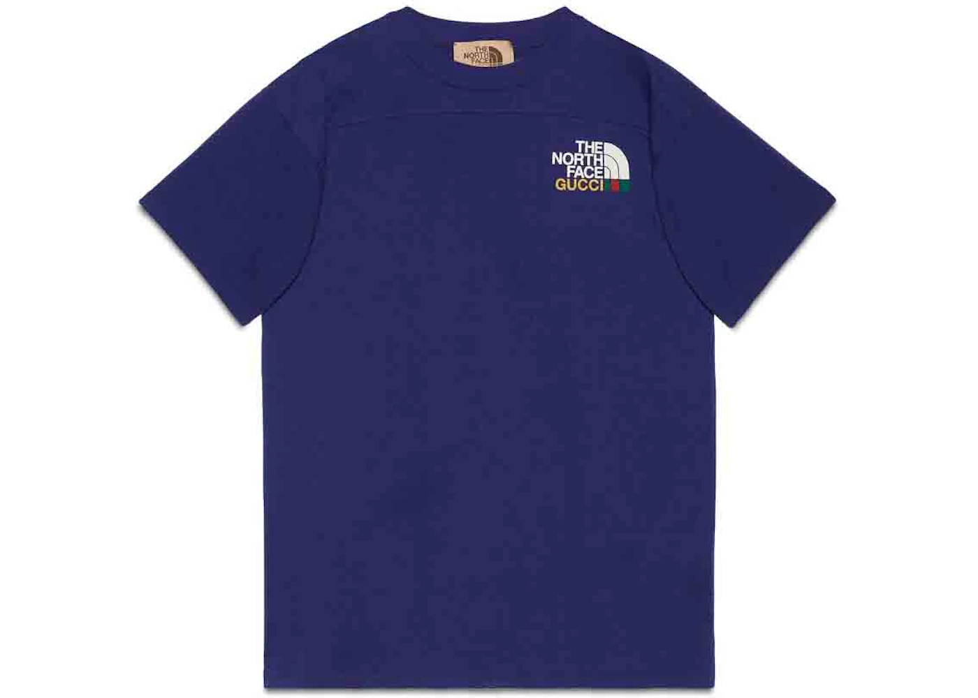T-shirt Gucci x The North Face Blu Uomo FW21 IT
