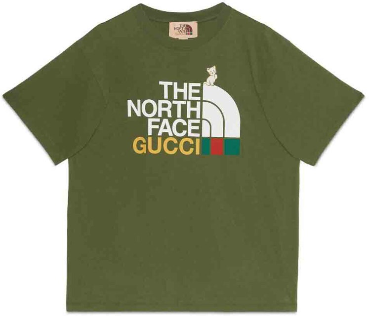 Gucci X The North Face T Shirt Dark Green Fw21