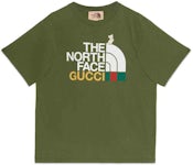 The North Face X Gucci Cream Logo Printed Cotton Oversized T-Shirt