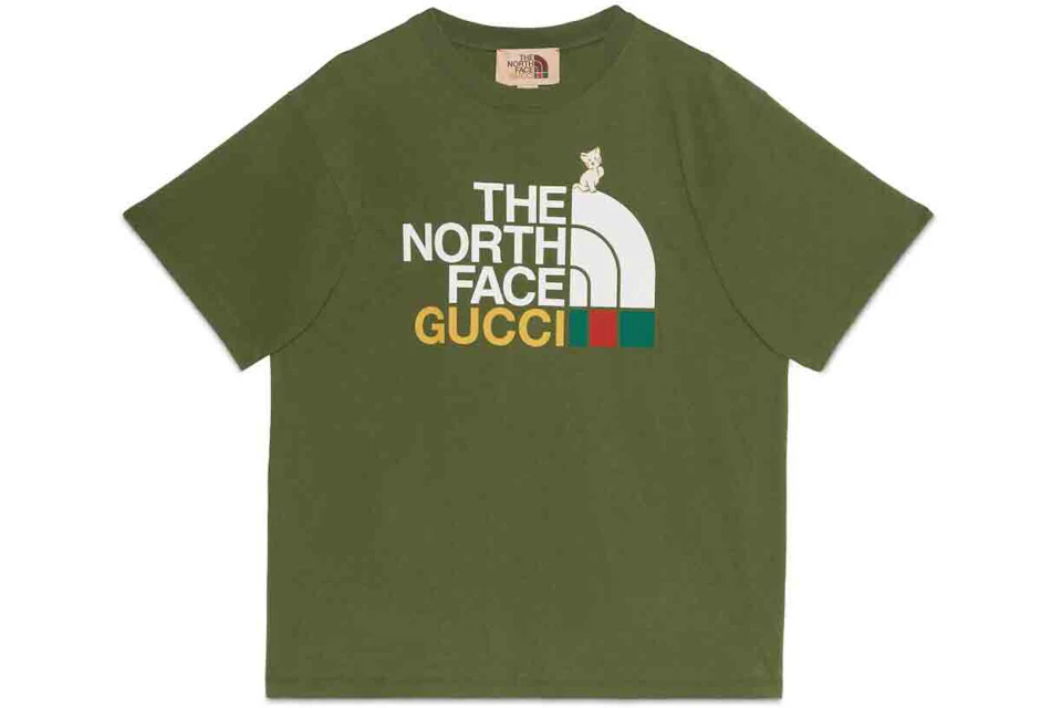 Gucci X The North Face T Shirt Dark Green Fw21 Us Gucci X The North Face T Shirt Dark Green Fw21 Us