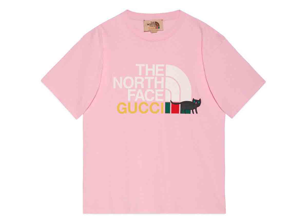 Gucci x The North Face T-shirt Light Pink - FW21 - US