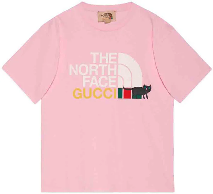 Gucci x The North Face T-shirt Light Pink Men's - FW21 - US