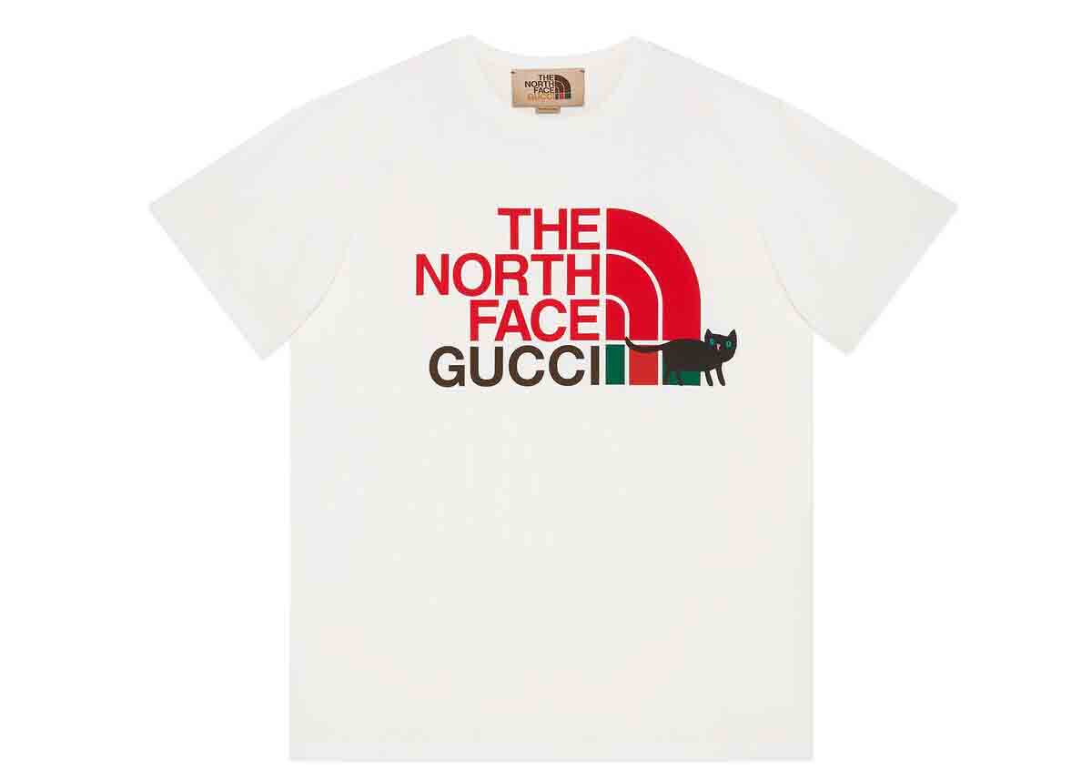Gucci x The North Face T-shirt Off-White Men's - FW21 - US