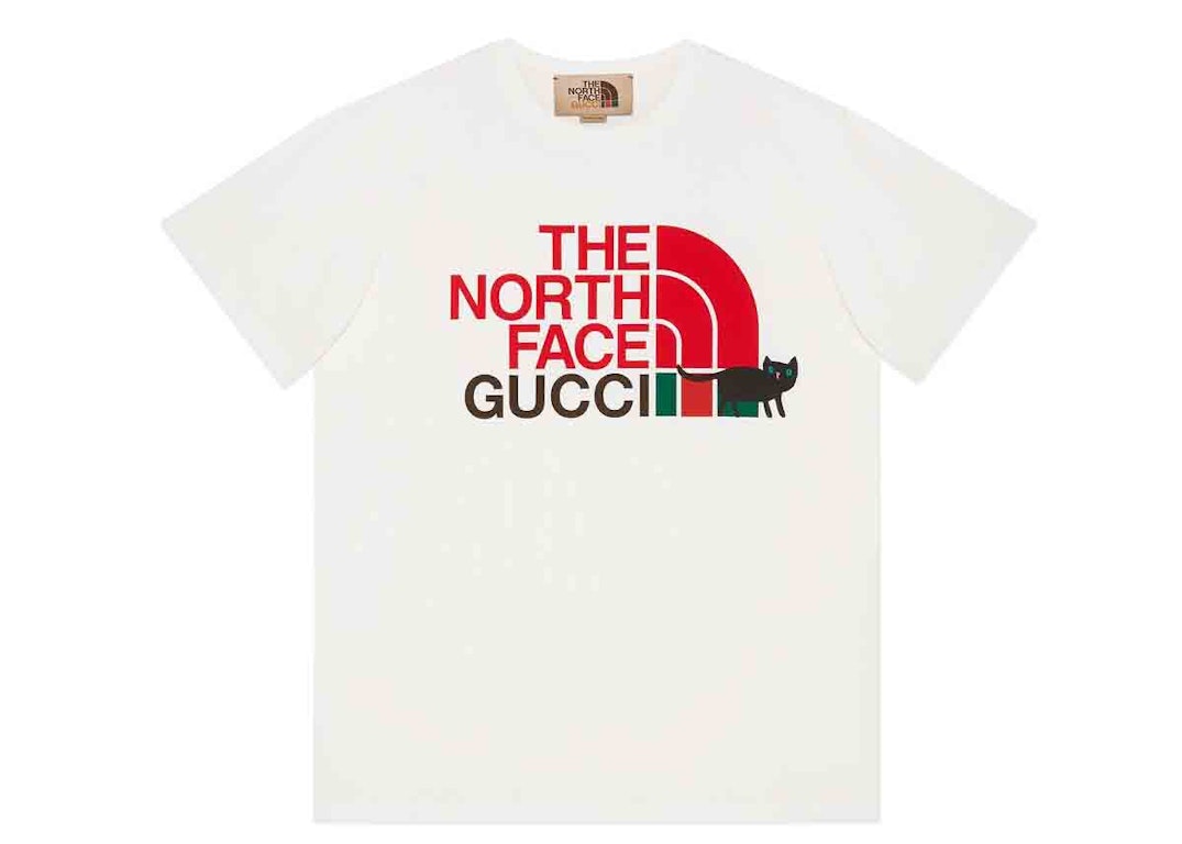 Pre-owned Gucci X The North Face T-shirt Off-white