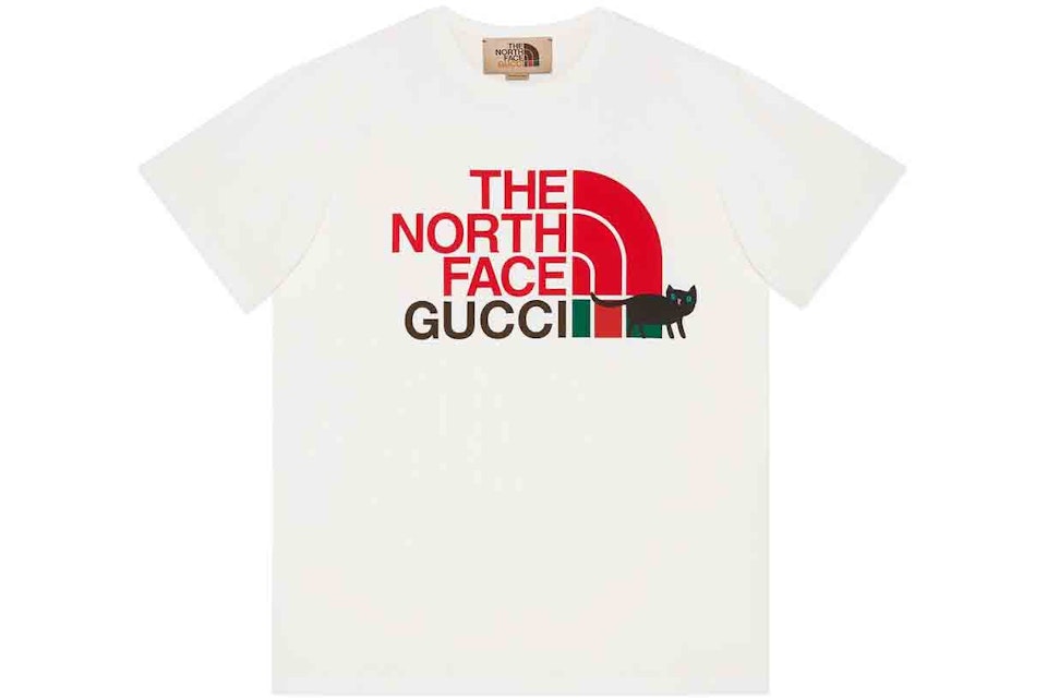 Gucci X The North Face T Shirt Off White Fw21 Gucci X The North Face T Shirt Off White Fw21