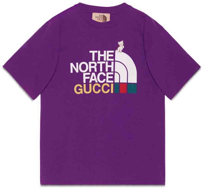 Gucci X The North Face T Shirt Purple Fw21