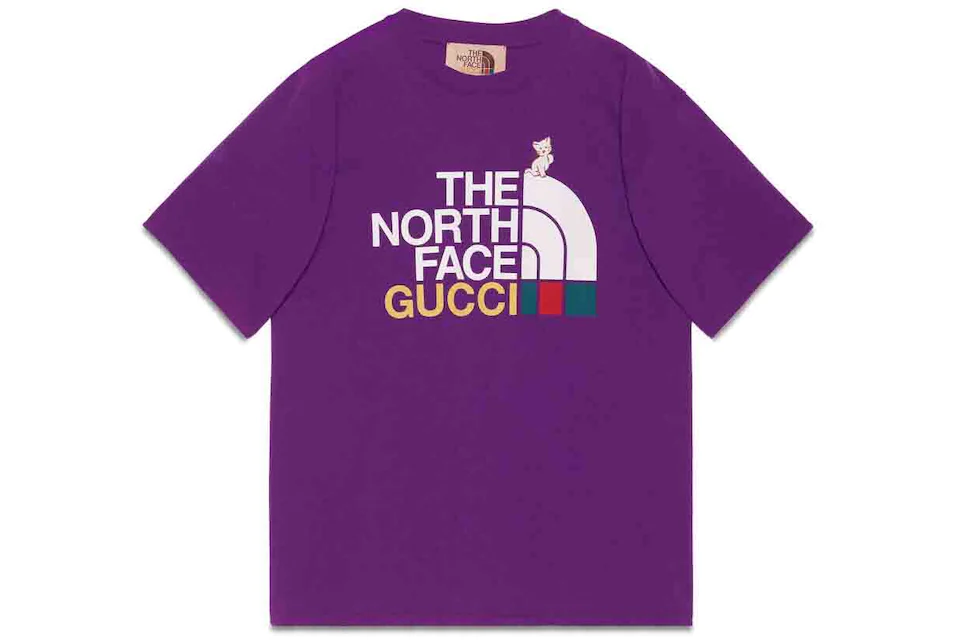 Gucci x The North Face T-shirt Purple