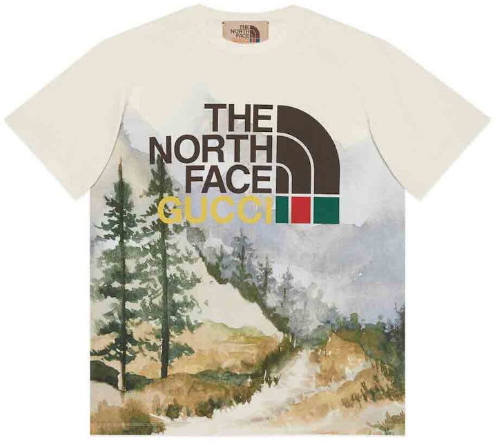 Gucci X The North Face T-Shirt Camel for Men