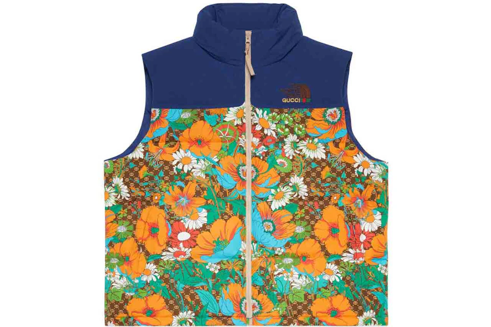 Gucci x The North Face Vest Floral Print