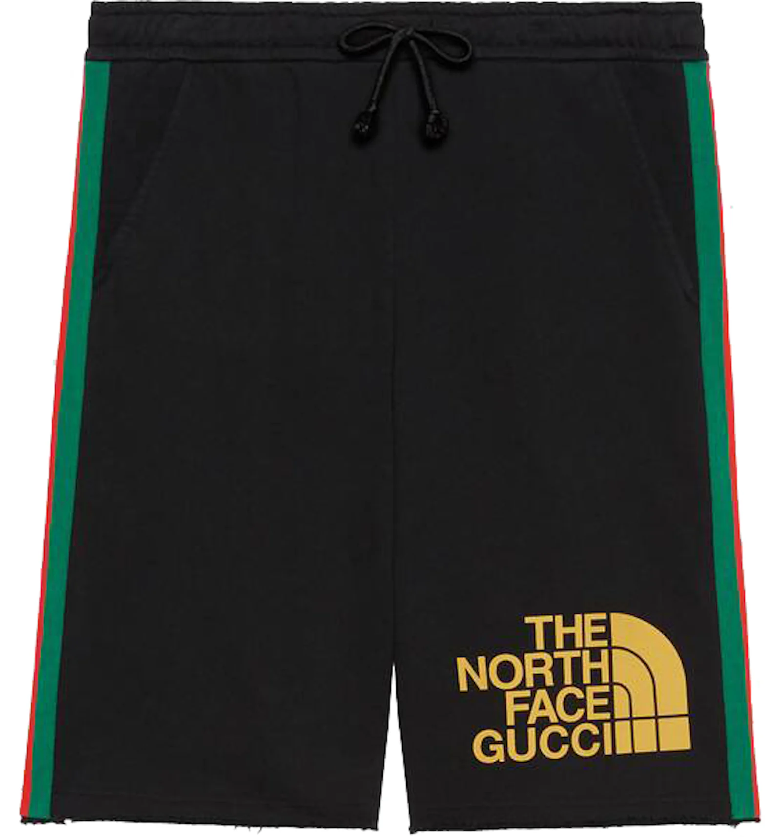 Gucci x The North Face Web Print Cotton Shorts Black Men s SS21