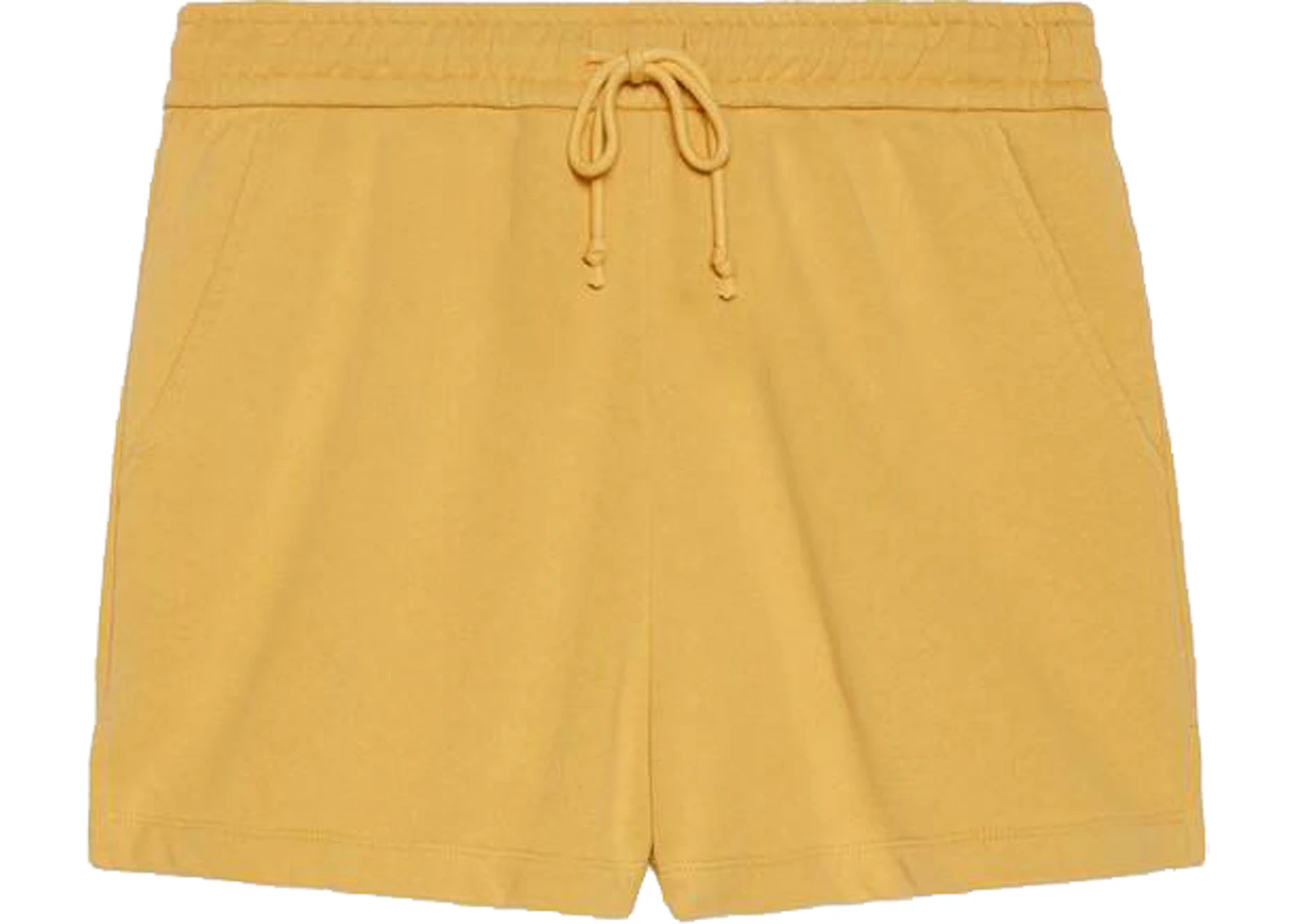 Gucci X The North Face Web Print Cotton Shorts Mustard Ss21 Us Gucci X The North Face Web Print Cotton Shorts Mustard Ss21 Us