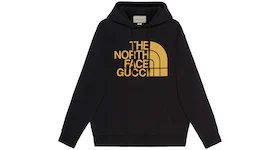 Gucci x The North Face Web Print Cotton Sweatshirt Black