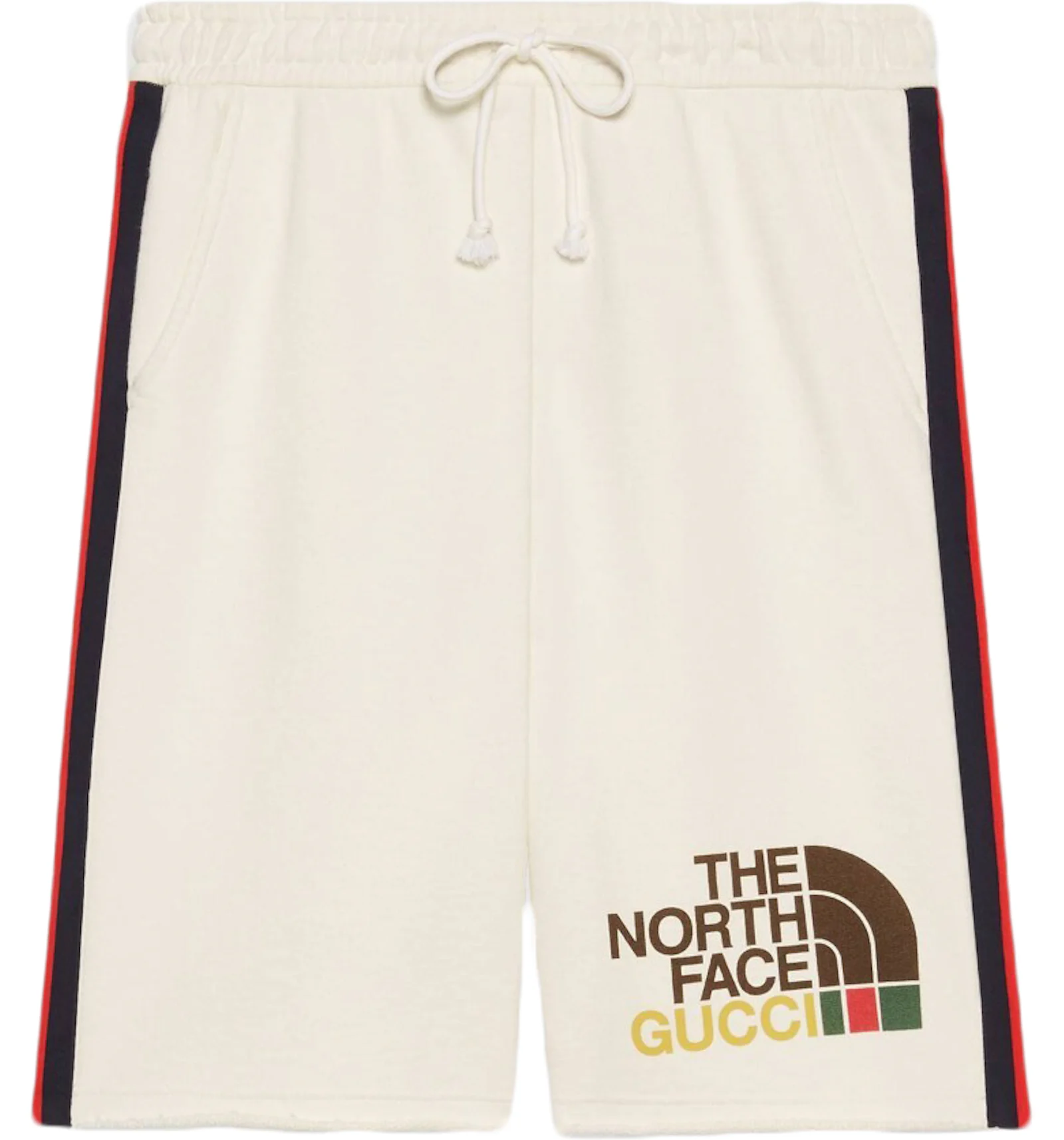Gucci x The North Face Web Print Shorts Beige