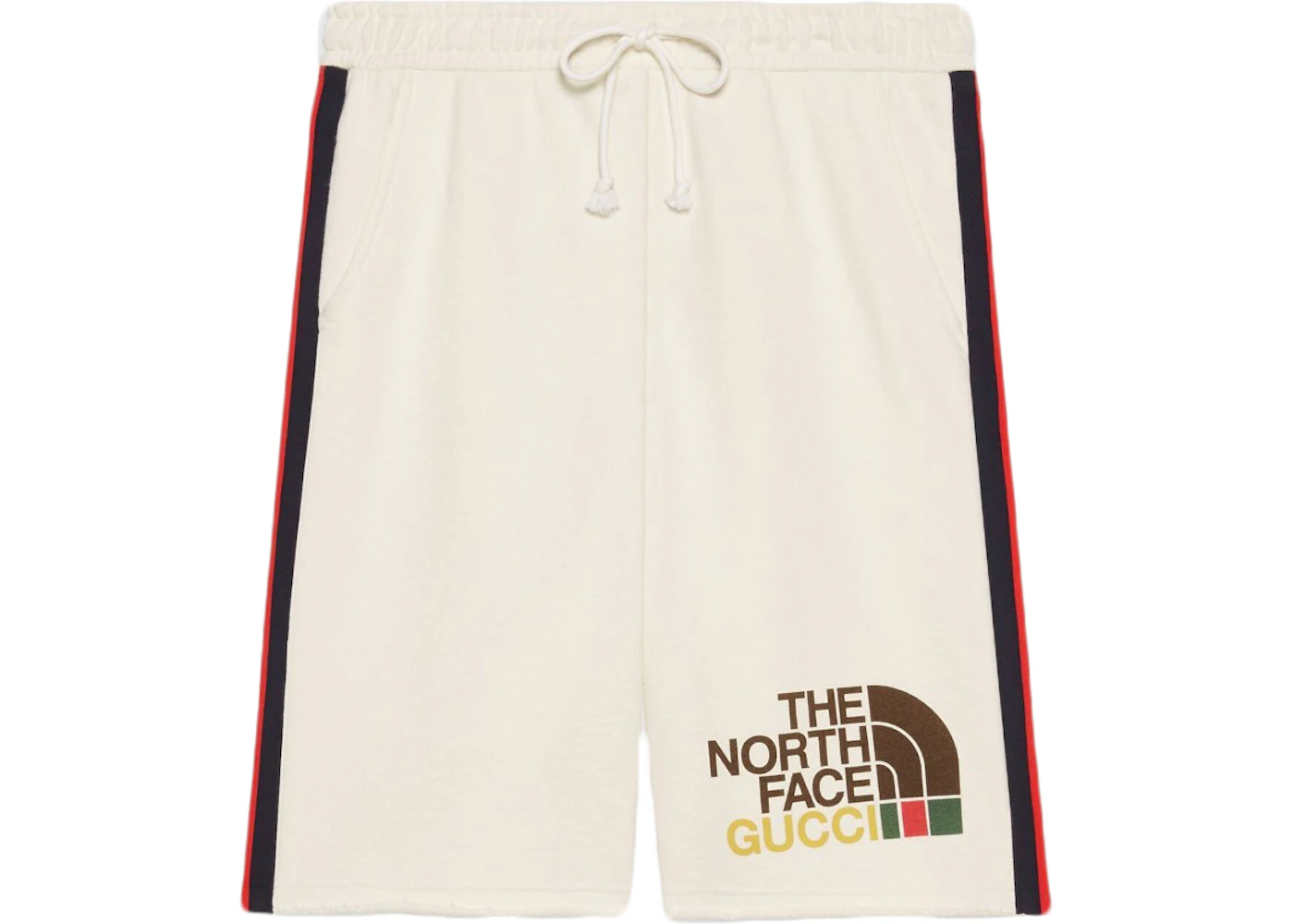 Gucci x The North Face Web Print Shorts Beige - SS21 - US