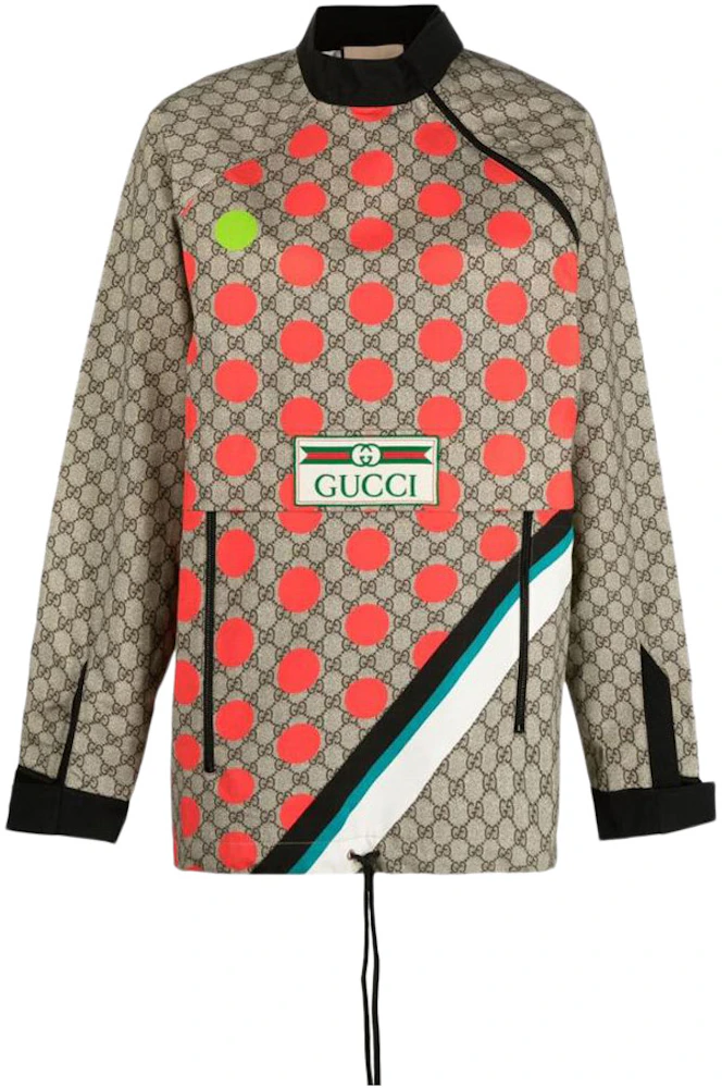 Gucci x The North Face Windbreaker Beige Red - US