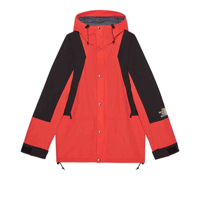 Red and black north cheap face windbreaker