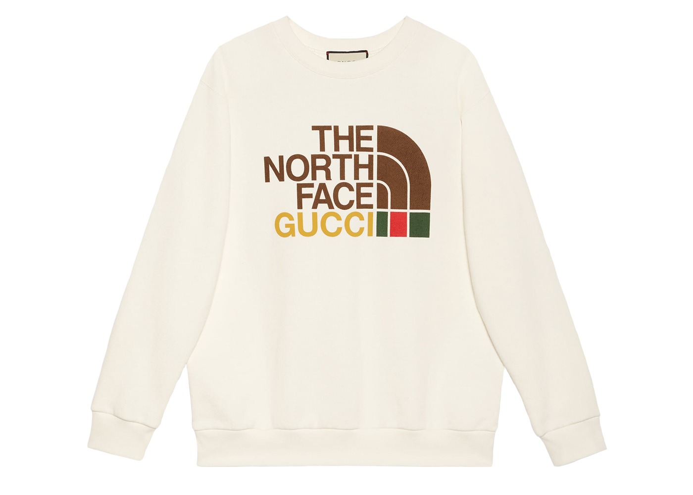 Gucci x The North Face Womens Cotton Oversized Sweatshirt White - US