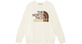 Gucci x The North Face Womens Cotton Oversized Sweatshirt White