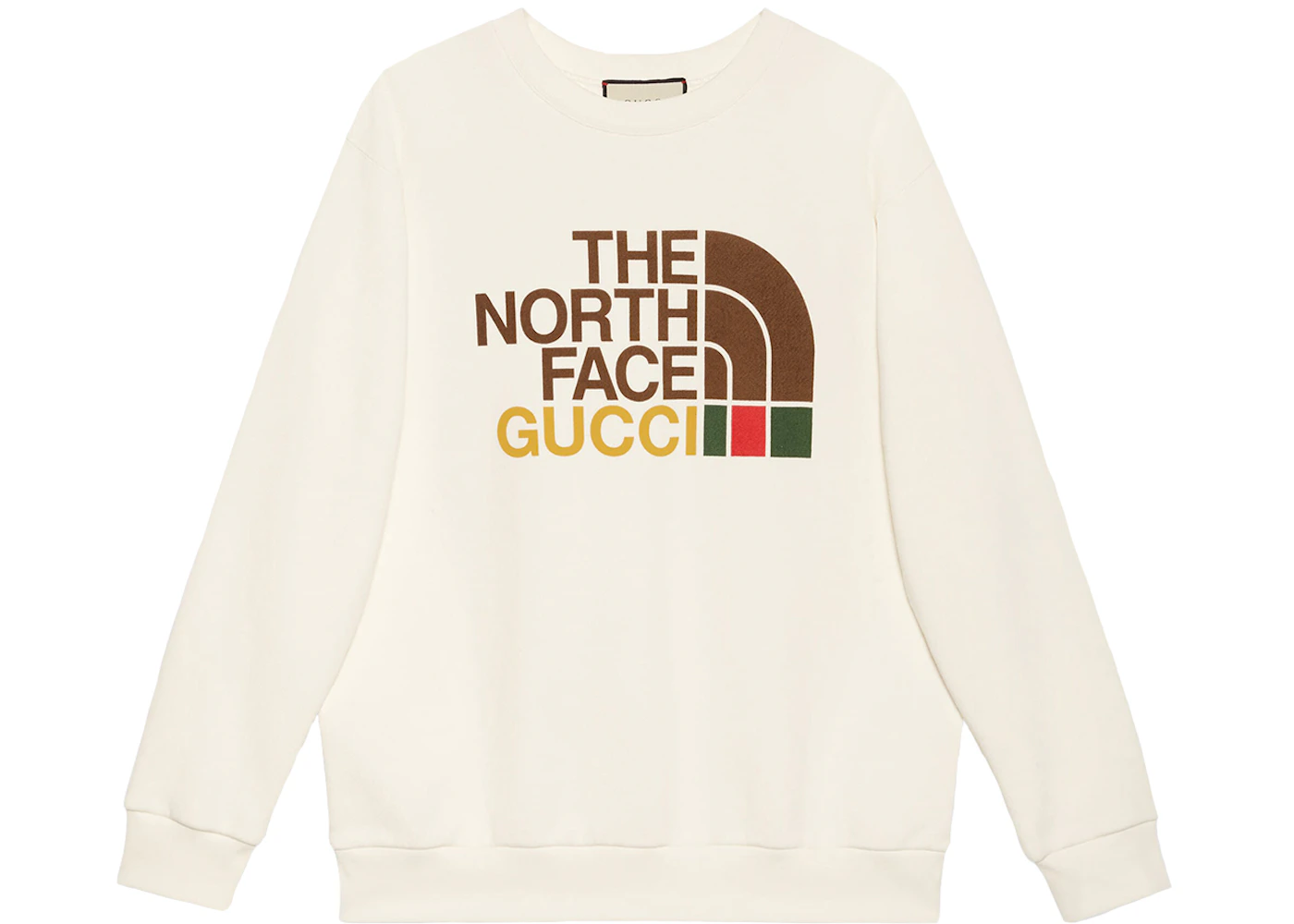 Gucci x The North Face Felpa Oversize Donna Cotone Bianco IT