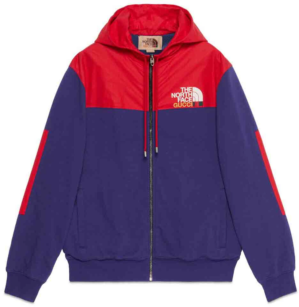 Gucci x The North Face Zip Jacket Blue/Red