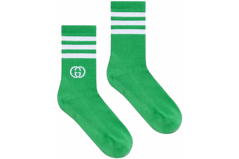 Gucci x adidas Ankle Socks Green/White