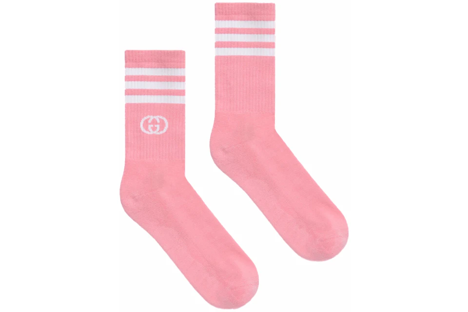 Gucci x adidas Ankle Socks Pink/White