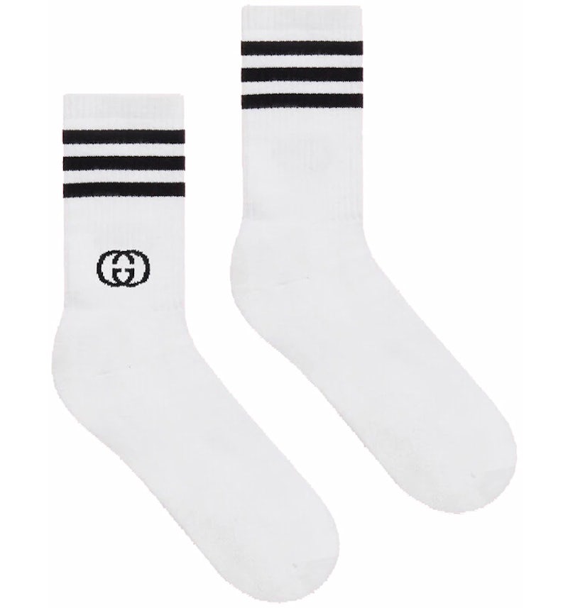 Gucci x adidas Ankle Socks White/Black SS22 US - Main Image