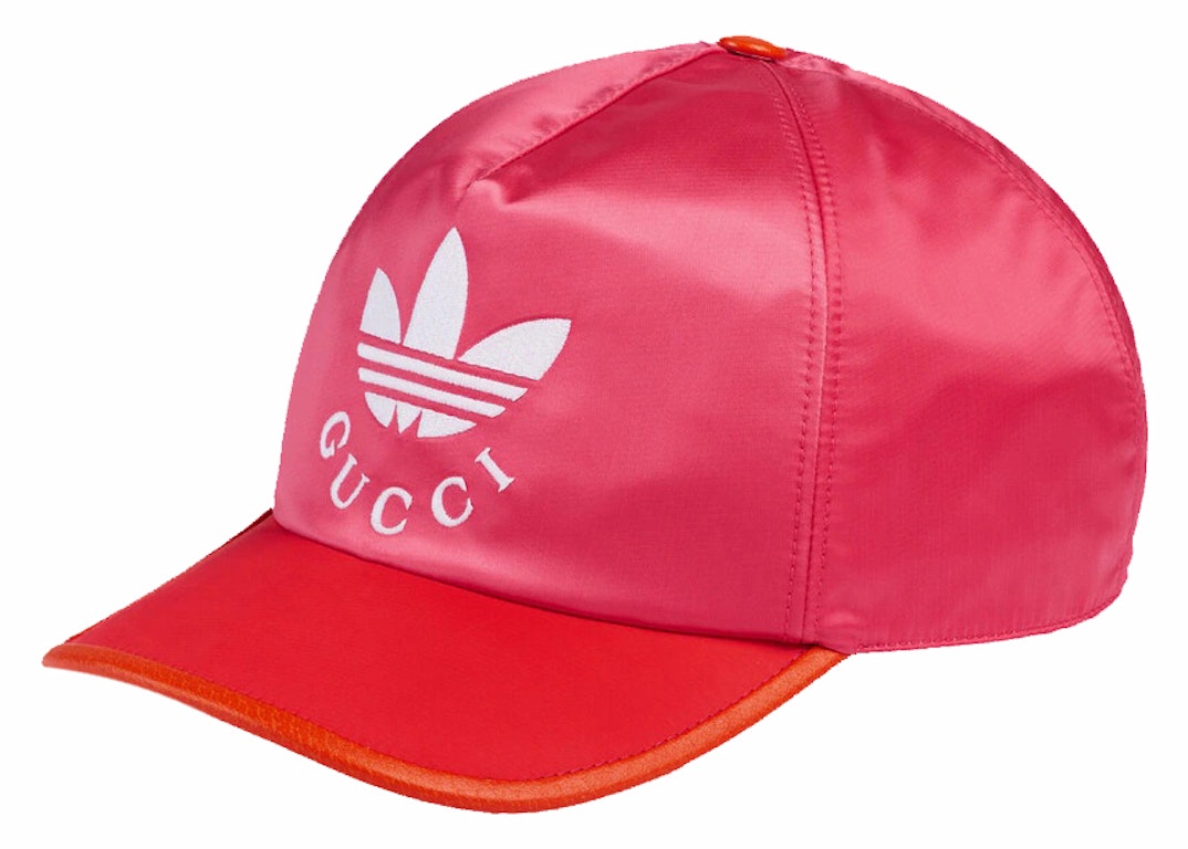 Pre-owned Gucci X Adidas Baseball Hat Pink