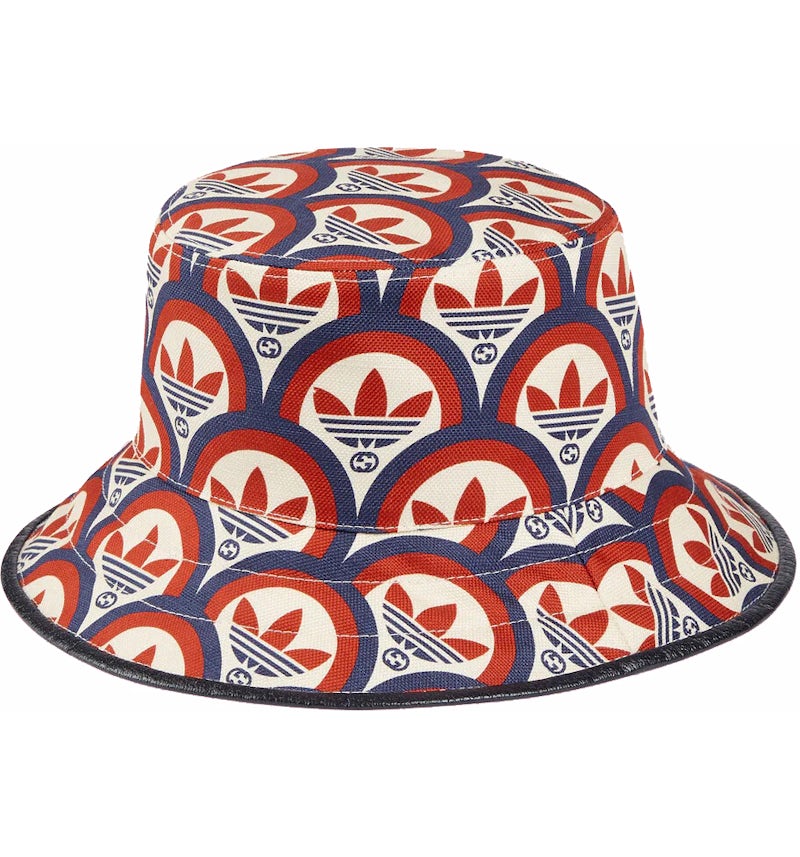 Gucci x adidas Bucket Hat Red/Blue SS22 US