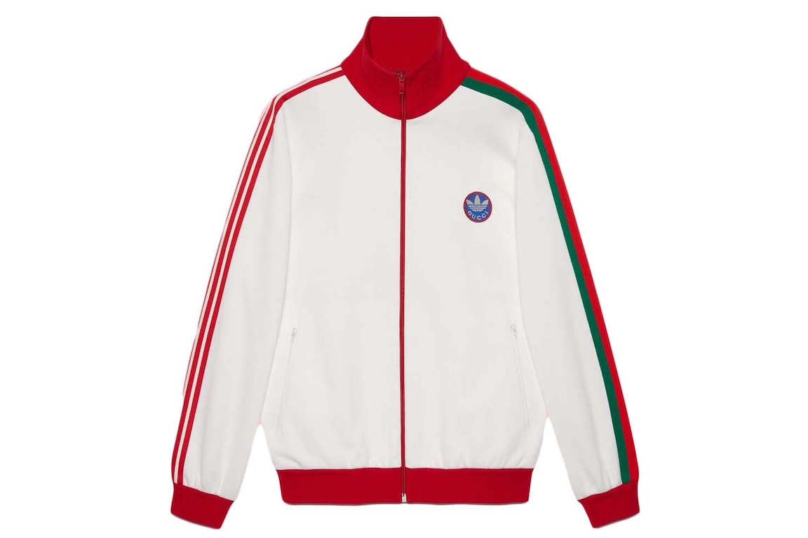 Pre-owned Gucci X Adidas Cotton Jersey Jacket White