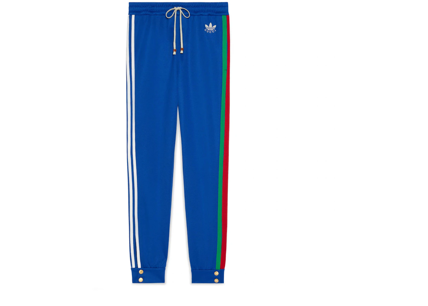 Gucci x adidas Cotton Jersey Jogging Pant Cobalt Blue Men's - SS22 - US