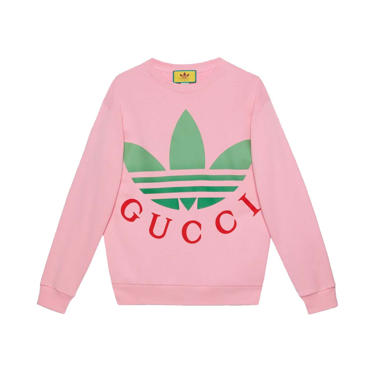 Gucci x adidas Cotton Jersey Sweatshirt Pink