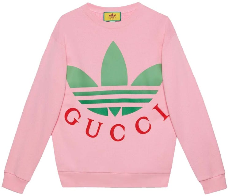 Gucci adidas Cotton Jersey Sweatshirt Pink SS23 US