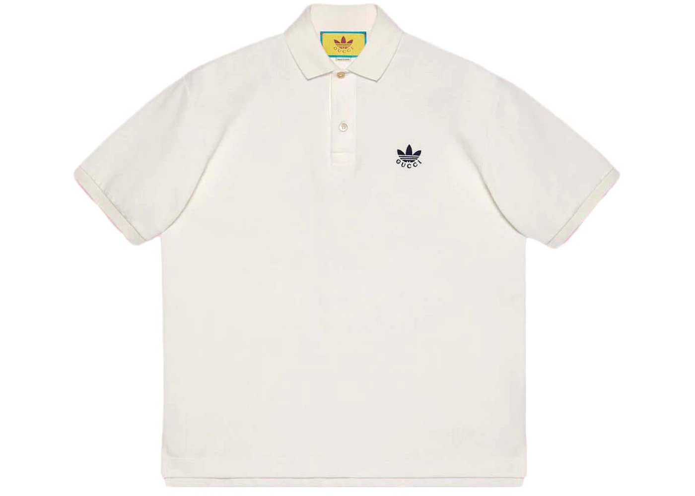 Gucci x adidas Cotton Piquet Polo White Men's - SS22 - US